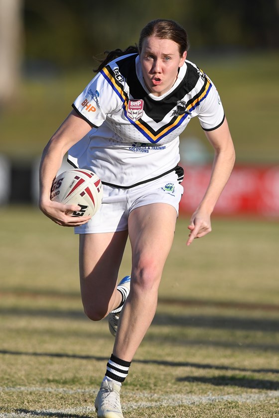 Tamika Upton was impressive at fullback in Round 2 of the Holcim Cup. Photo: Vanessa Hafner