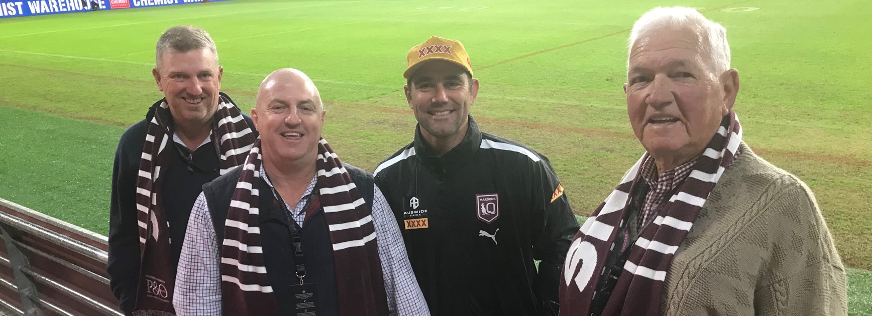 Gleeson honoured as family attend Maroons captain's run