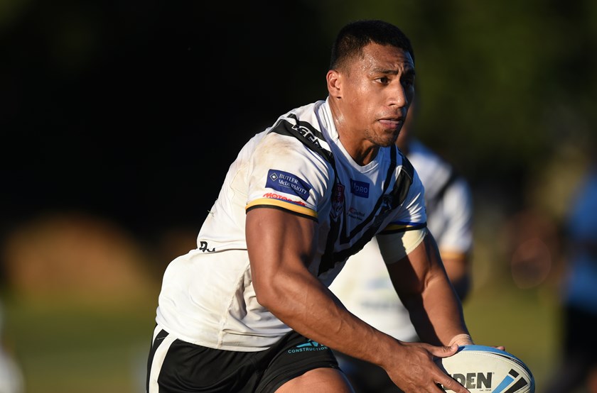 Seve playing for Souths Logan.