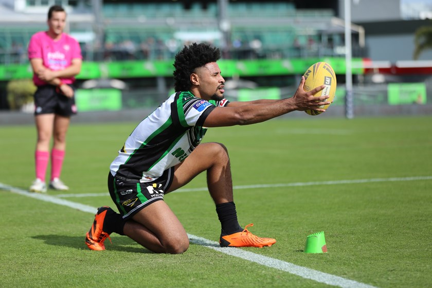Wavik in action against Redcliffe: Photo: Rikki-Lee Arnold/QRL