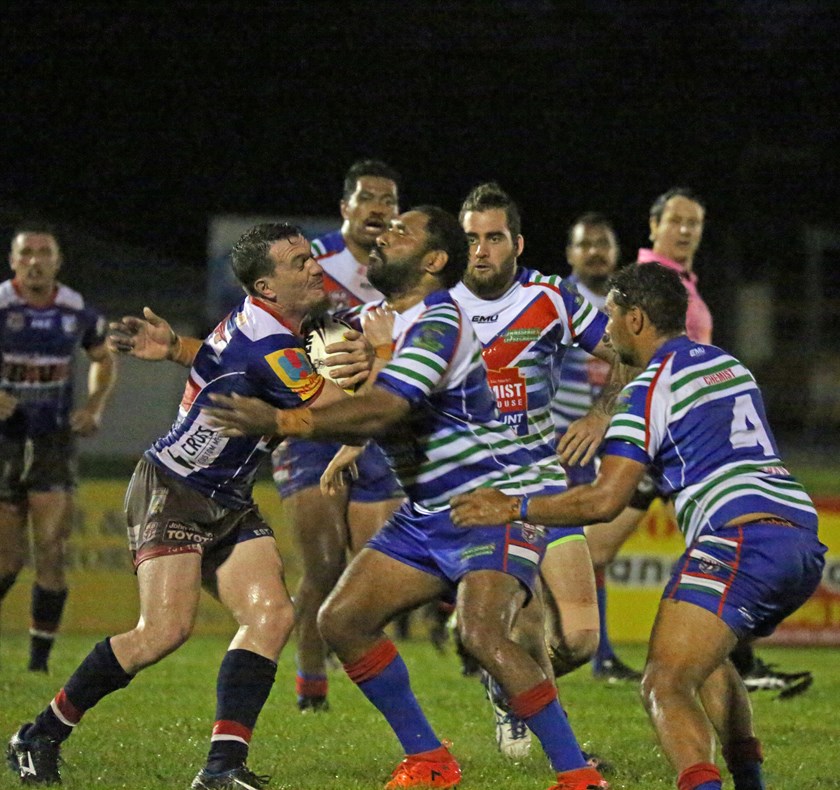 This Saturday's Round 18 clash between Atherton Roosters and Innisfail Leprechauns is expected to be a tough and physical battle. Photo: Maria Girgenti