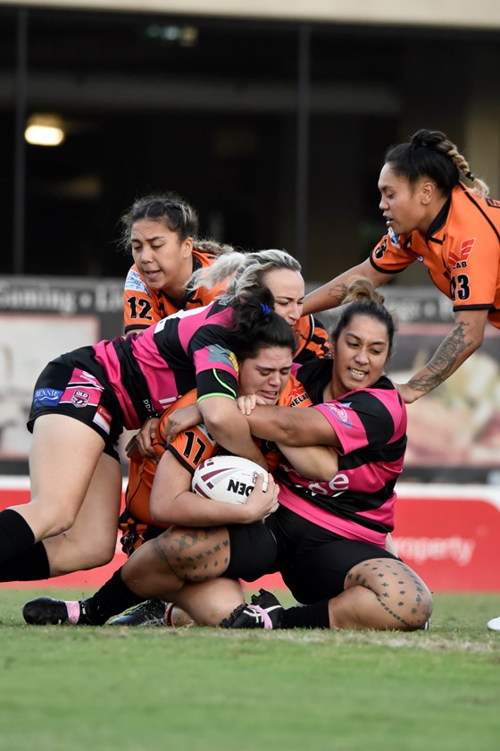 The Panthers defeated Easts on their way to the final. Photo: Margie Keates Easts Tigers