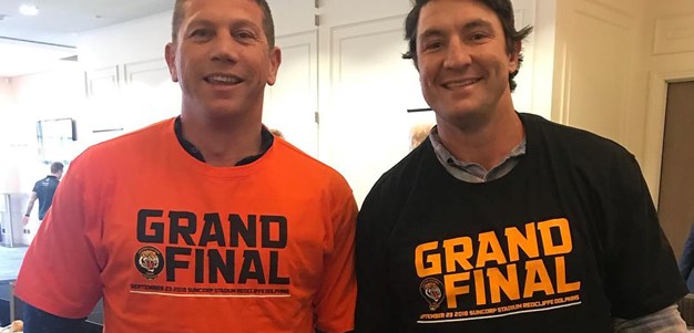 Fletch & Hindy roaring for Tigers