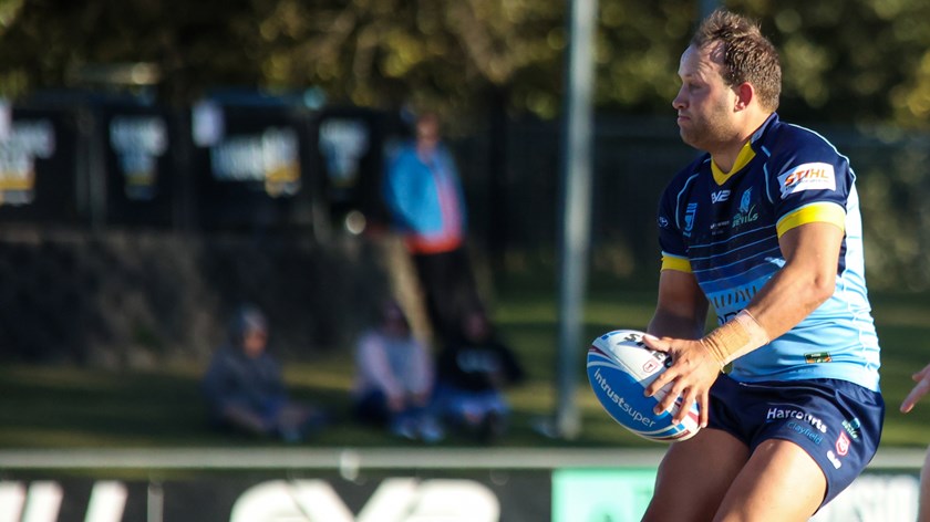 File image of Tyrone Roberts in action for Norths Devils. Photo: Erick Lucero