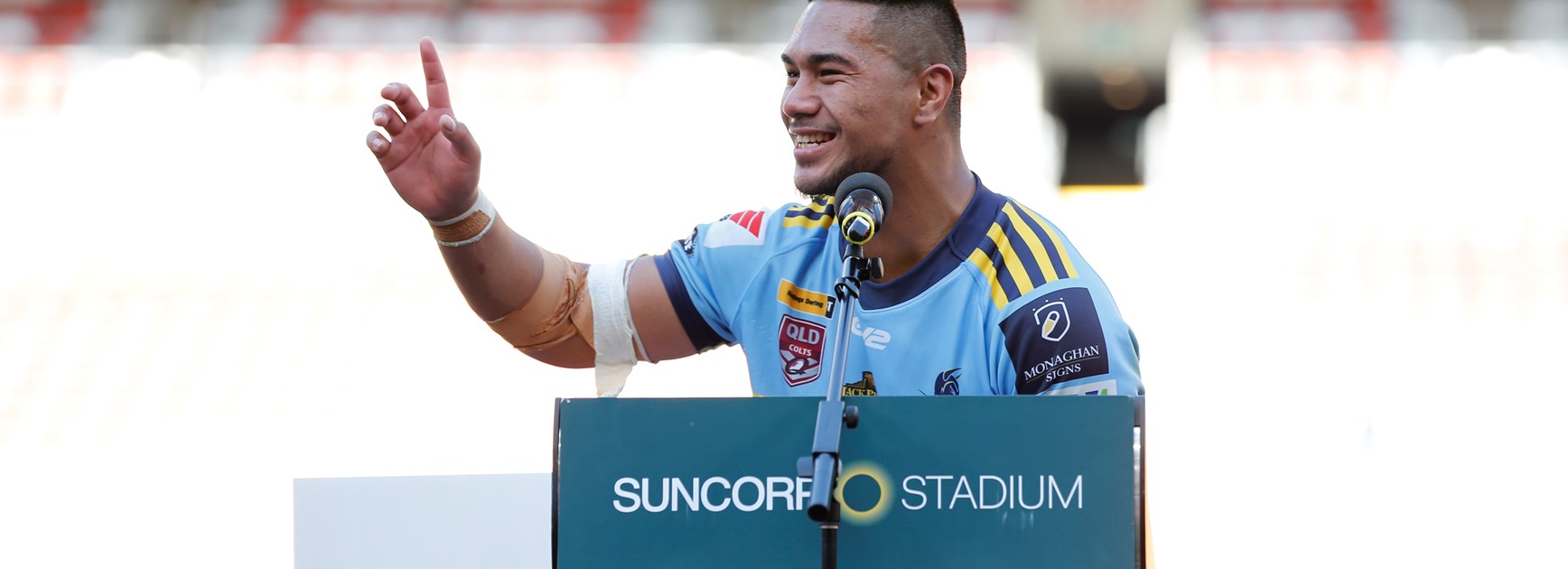 Colts player of the match snapped up by Knights