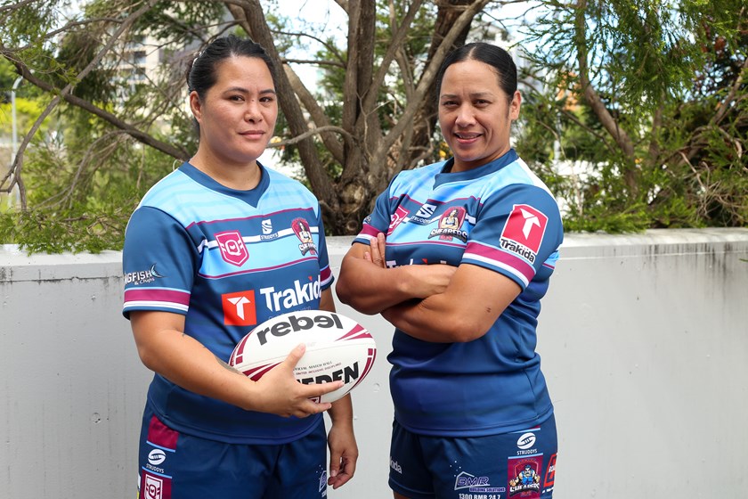 Ormeau Shearers co-captains Jonny Lavender and Larissa Marurai