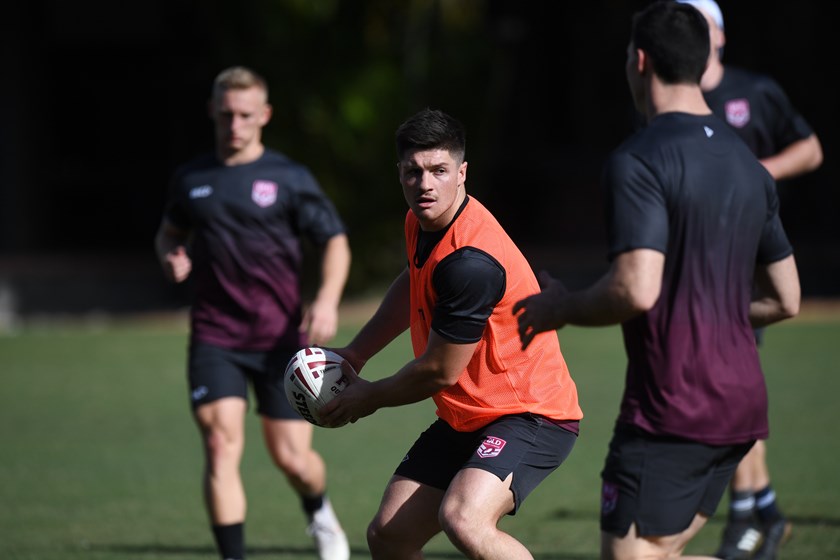 Cory Paix during Queensland Under 20 training. Photo: NRL Images