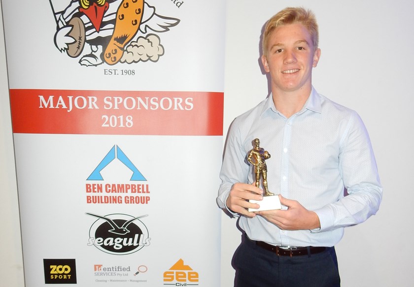 Tom Dearden was the Mal Meninga Cup Player of the Year. Photo: Supplied.