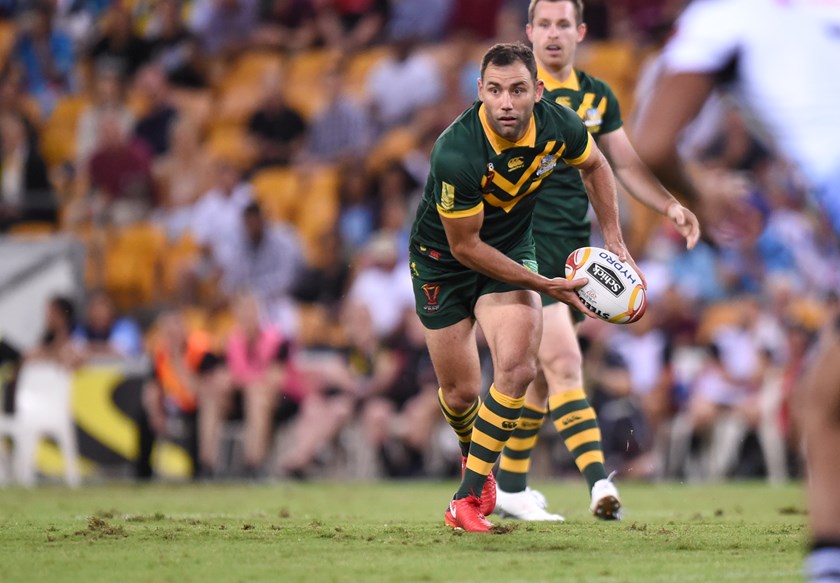 Cameron Smith in action for the Kangaroos. Photo: NRL Images
