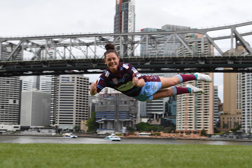 Mariah Storch is excited to get the season started with the Central Queensland Capras. Photo: Scott Davis / QRL
