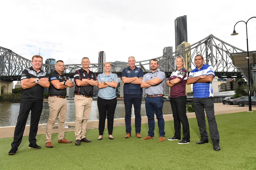 The BHP Premiership coaches. Photo: Scott Davis / QRL