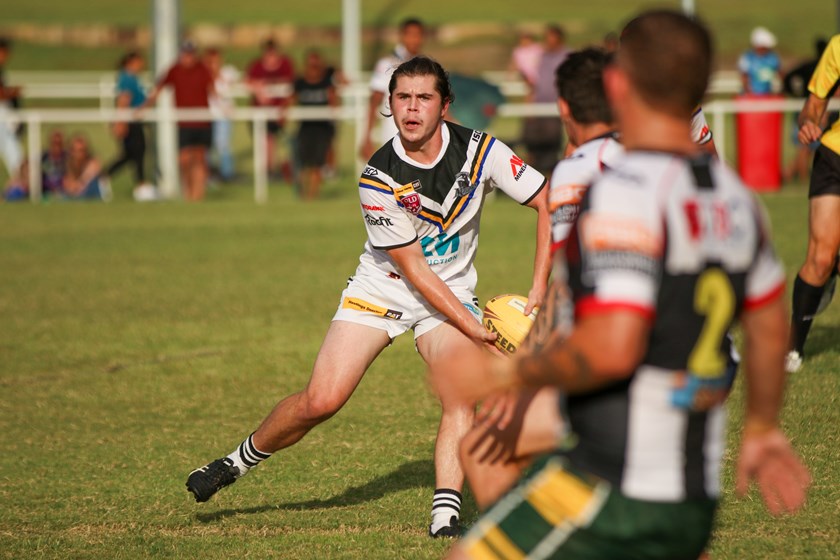 Connor McLeod in action for Souths Logan Magpies in the pre-season. Photo: Cameron Stallard / QRL
