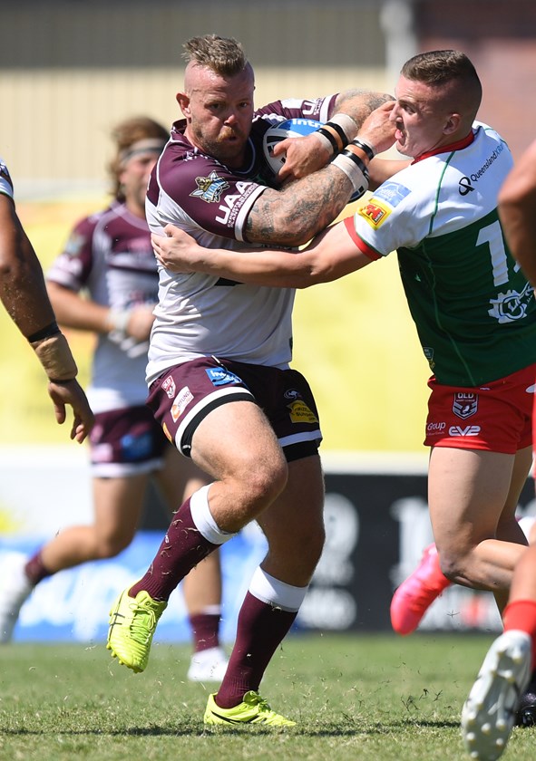 Page in action for Burleigh. Photo: QRL 