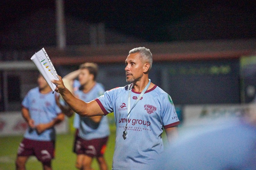 Lionel Harbin at Capras training. Photo: Luke Fletcher/QRL