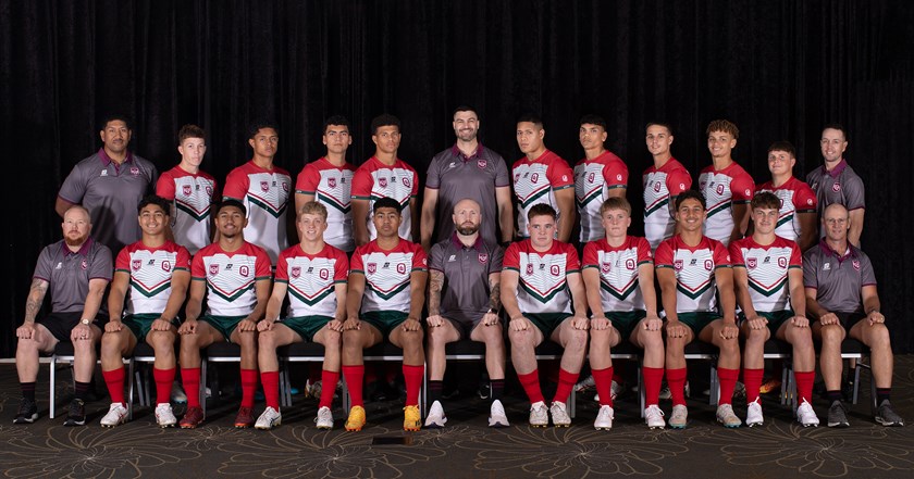 Queensland Under 17 City boys. Photo: Jim O'Reilly/QRL