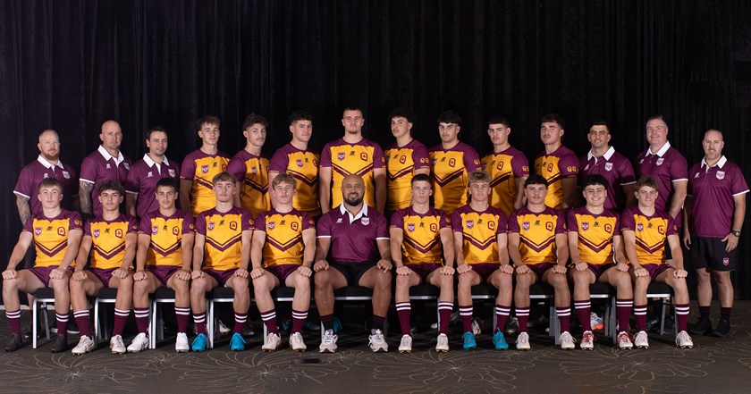 Queensland Under 17 Country boys. Photo: Jim O'Reilly/QRL