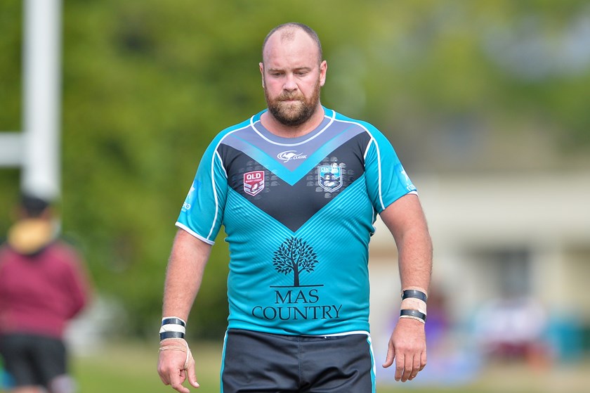 Xavier Manley playing for the Central Crows in 2019.