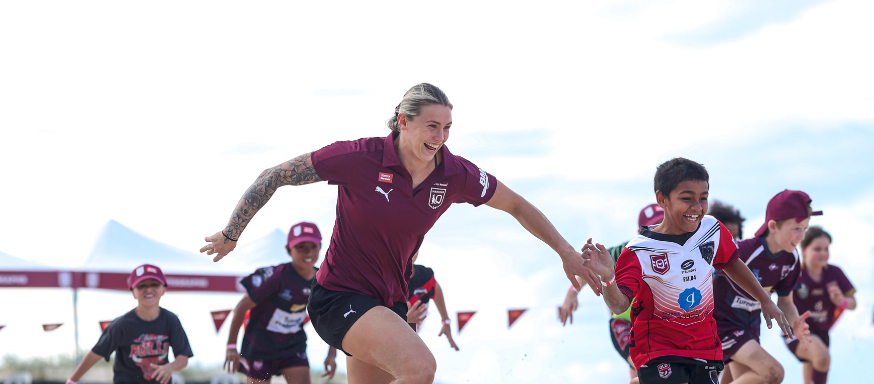 In pictures: Plenty of fun in the sun at Maroons fan day