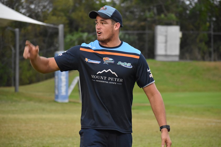 Will Bugden is sharing his knowledge with the Pride as a defensive coach. Photo: Northern Pride Media