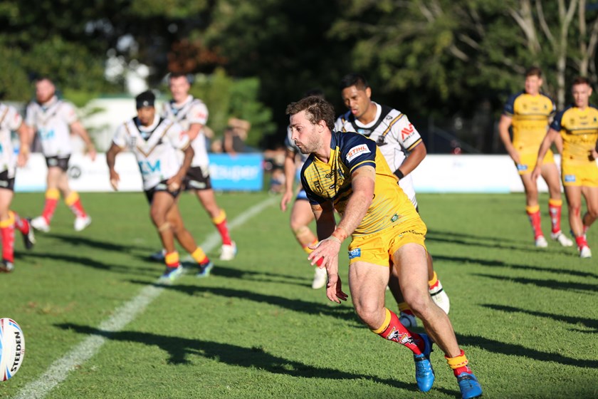 Bryce Donovan in action for Norths Devils. Photo: Colleen Edwards / QRL