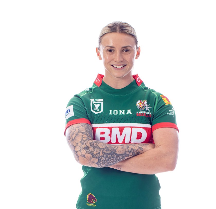 Julia Robinson in Wynnum colours. Photo: Jim O'Reilly/QRL