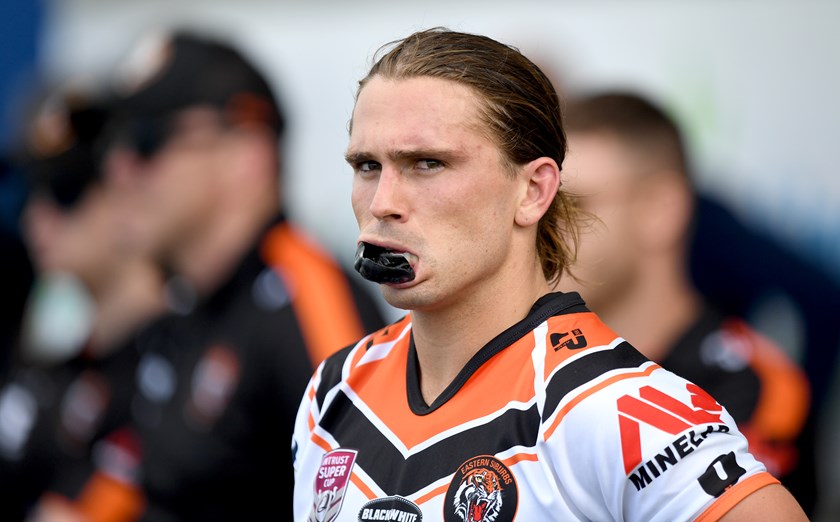 Aaron Booth from the Easts Tigers.