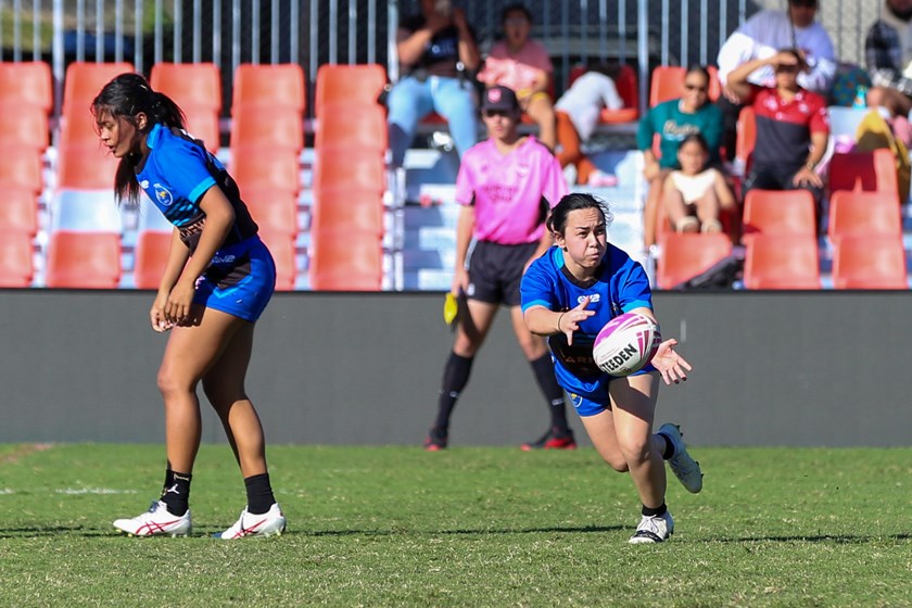Goodna hooker Aliya Hura in action in the 2023 grand final win. Photo: Jacob Grams/QRL