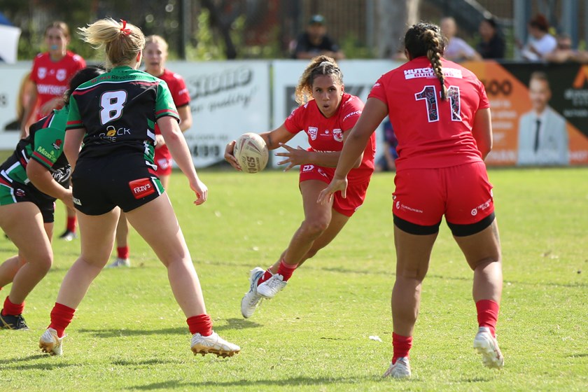 Test and NRLW experienced Teaghan Hartigan will be a key player for Currumbin. Photo: Jacob Grams/QRL