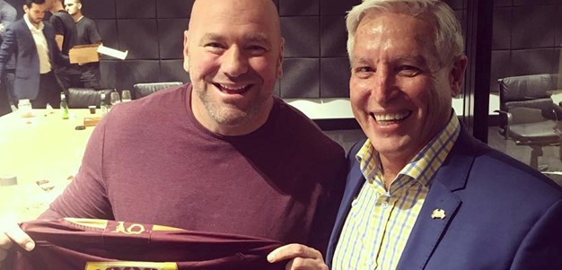 UFC boss becomes Maroons newest fan