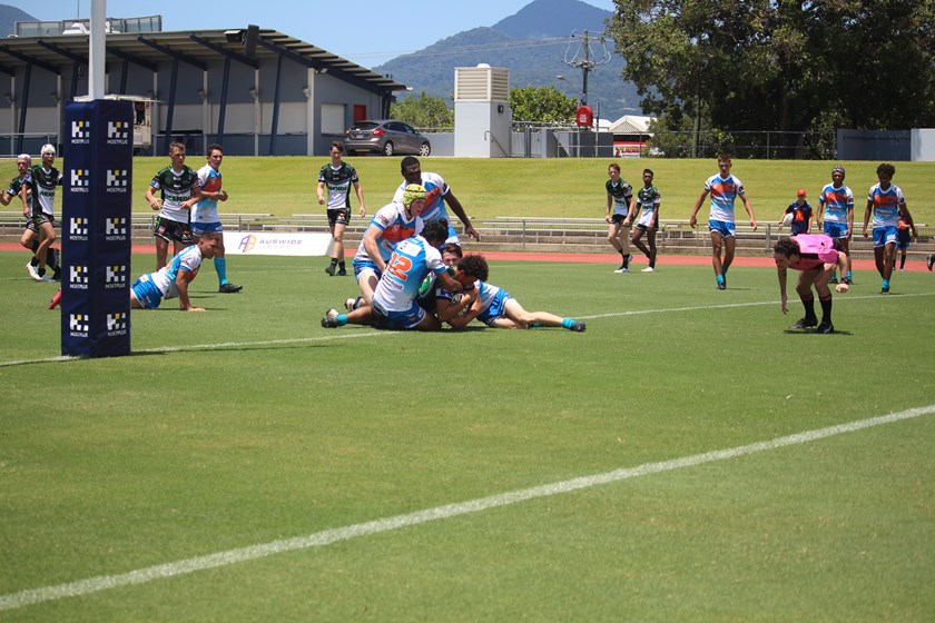 Townsville in action against Northern Pride. Photo: Townsville Blackhawks Media