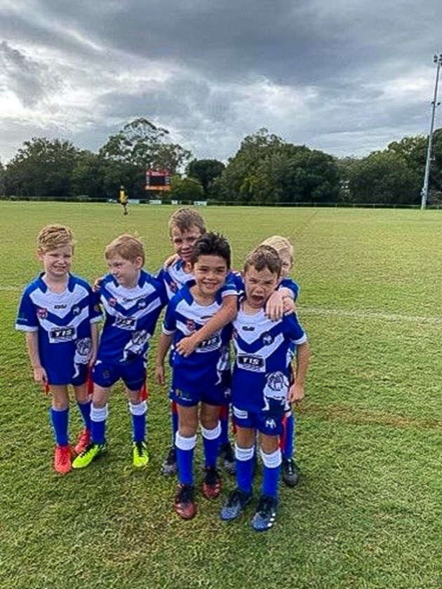 Bulimba Valleys junior players.