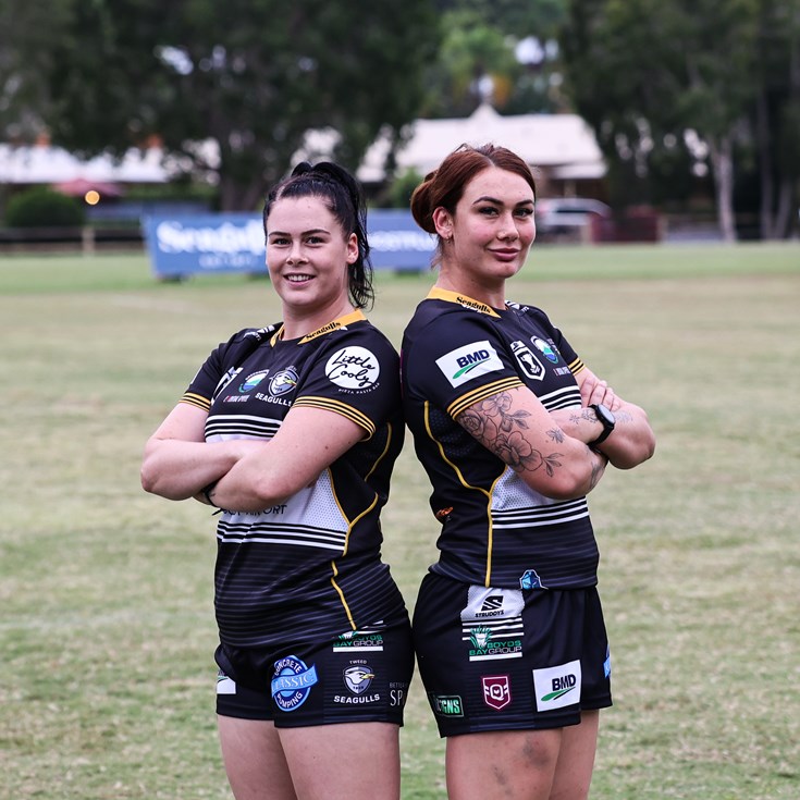 Seagulls sisterhood: Jessika and Georgia Elliston ready to rip in