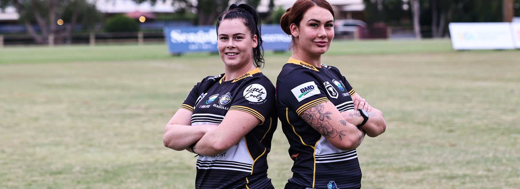 Seagulls sisterhood: Jessika and Georgia Elliston ready to rip in