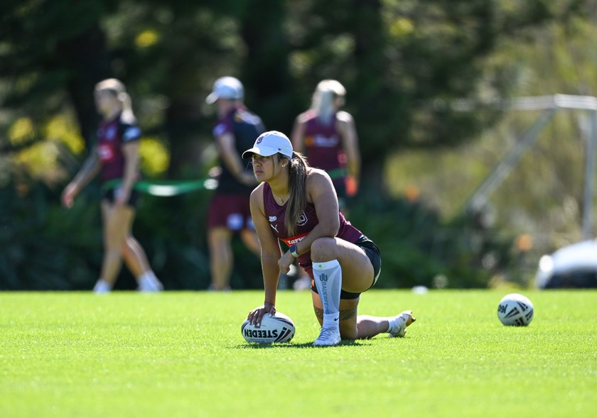China Polata in camp for Game I. Photo: Zain Mohammed/QRL