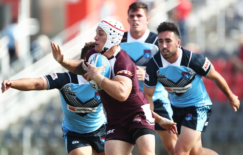 Josh Cleeland in action for the Queensland Residents side. Photo: NRL Images