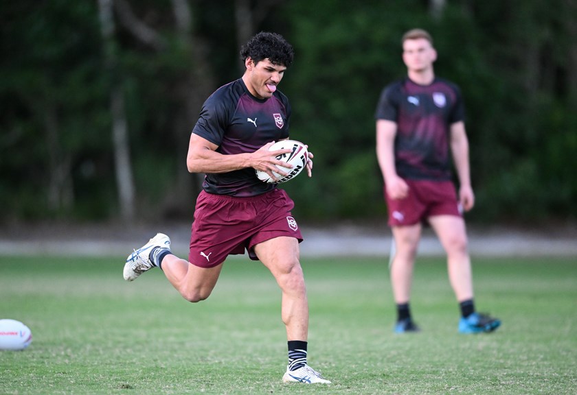 In camp for the Queensland Under 19 side. Photo: Zain Mohammed/QRL