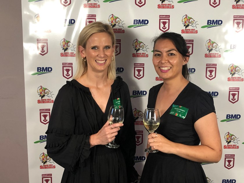 Jorja Brinums and Colleen Edwards. Photo: Jim O'Reilly/QRL