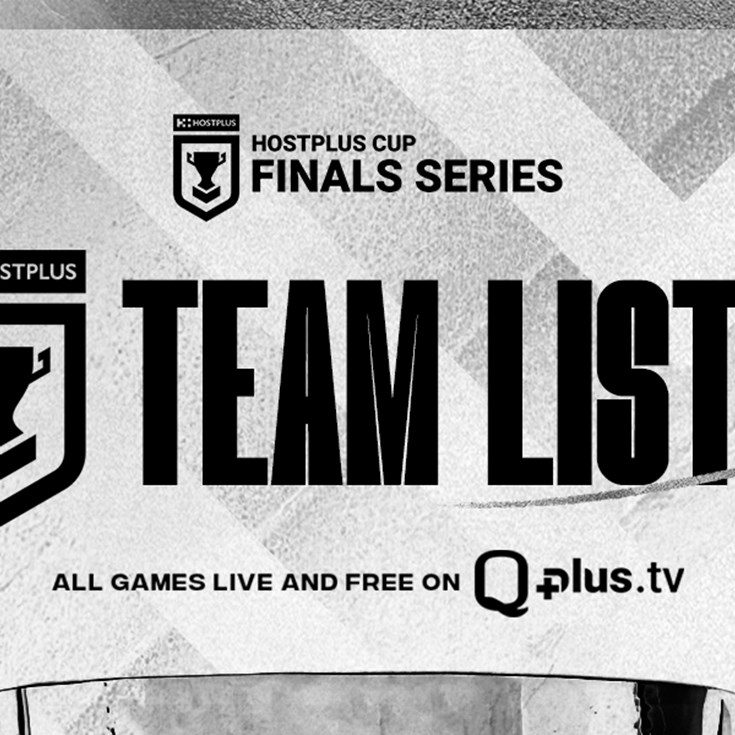 Team Lists: Hostplus Cup Finals Week 2