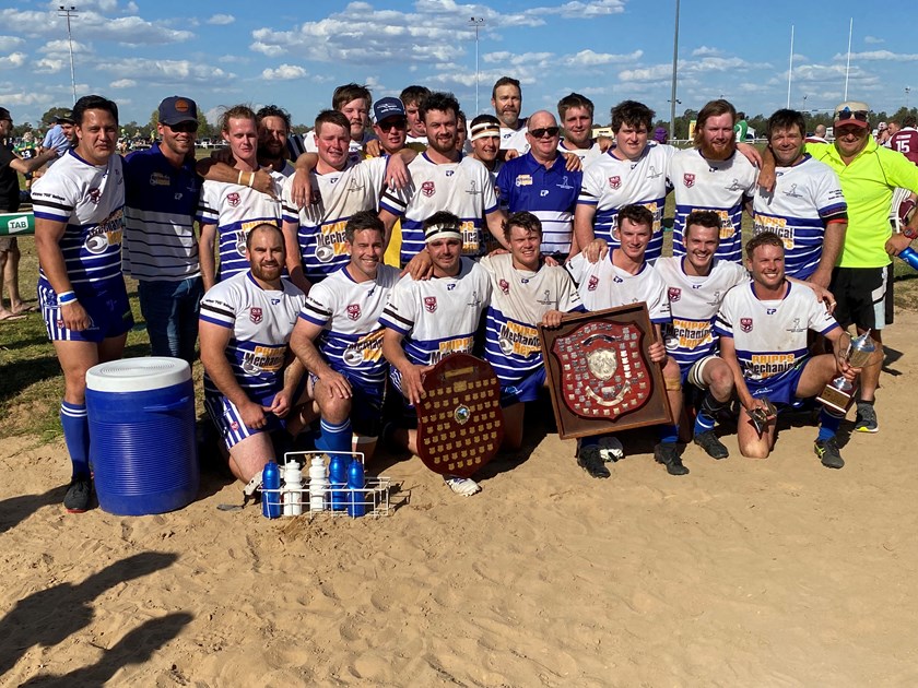 2021 Reserve Grade premiers Taroom Battlers. Photo: Peter Rafter