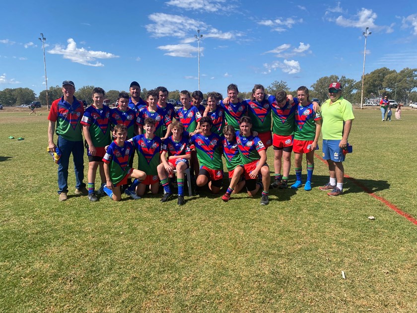 2021 Under 14 premiers Benderoo Bulls. Photo: Peter Rafter