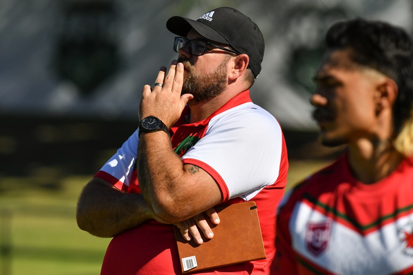 Brisbane Red coach Darren Ferricks. Photo: Vanessa Hafner/QRL