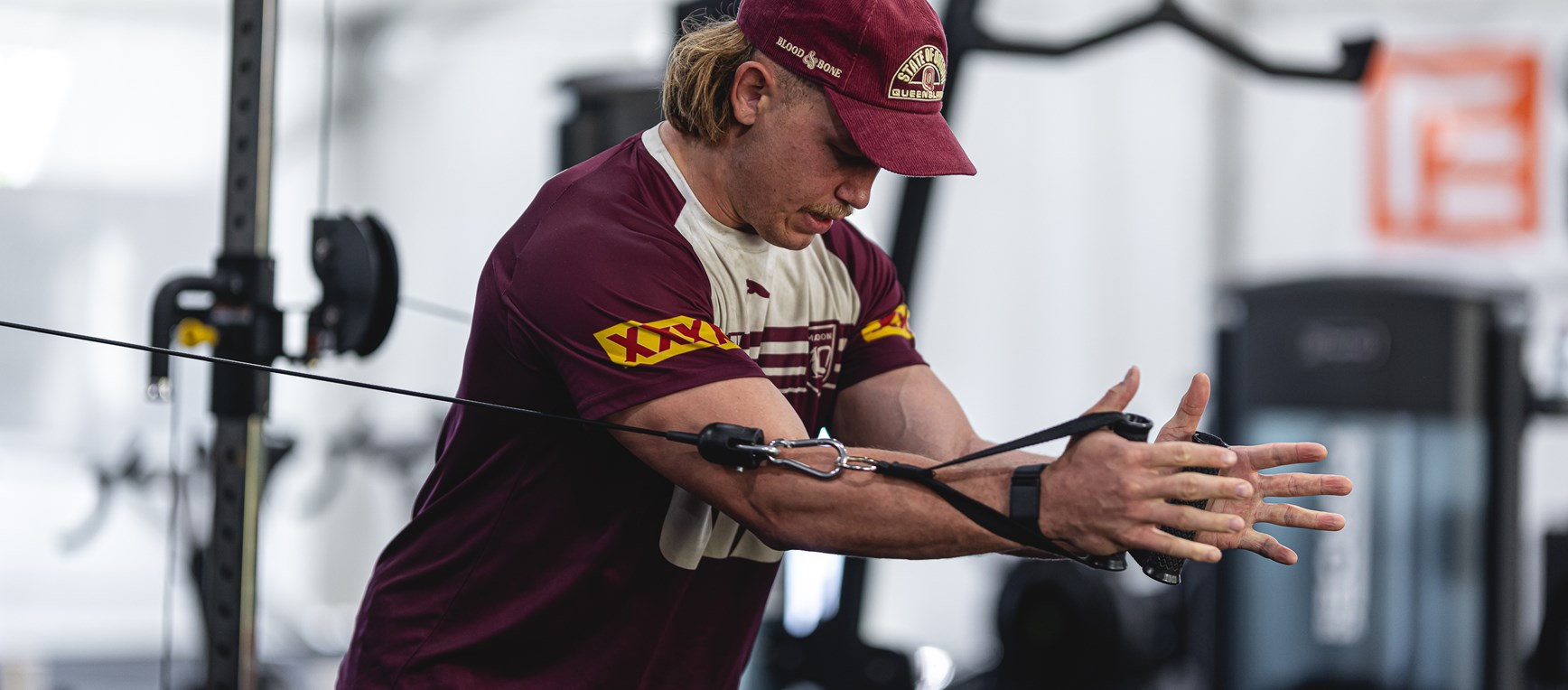In pictures: Maroons hit the gym ahead of the decider