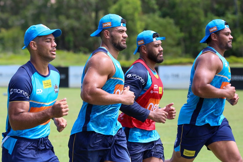 Fifita during training. Photo: Jorja Brinums/QRL