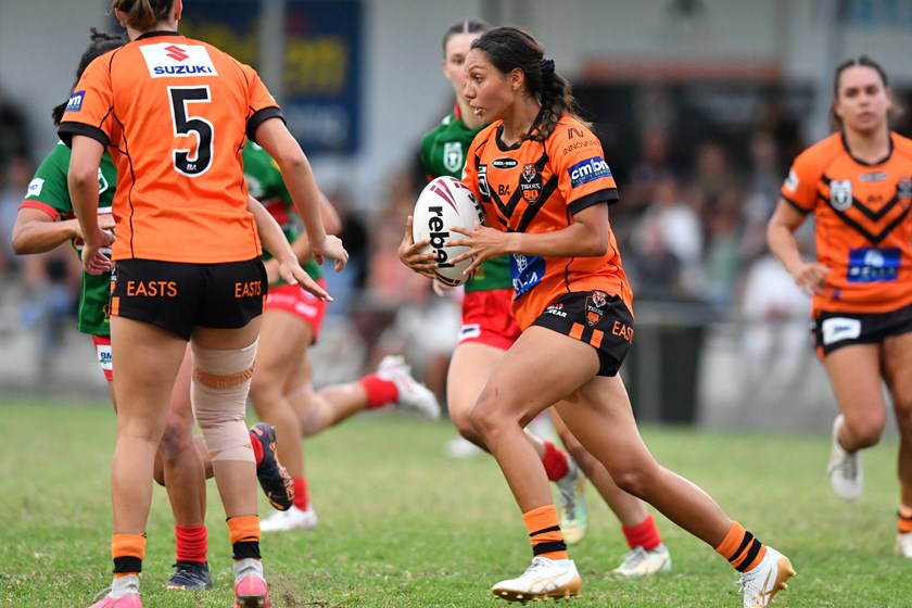 Montaya playing for the Tigers. Photo: Vanessa Hafner/QRL