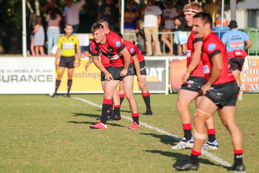 Mudgeeraba will have to tackle Runaway Bay without Brimson this weekend. Photo: Cameron Stallard/QRL