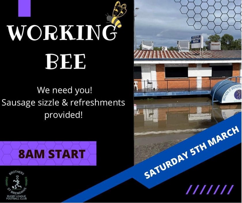 Brothers St Brendan's will host a working bee this weekend, not just for their club but their neighbourhood. Photo: Brothers St Brendan's Facebook