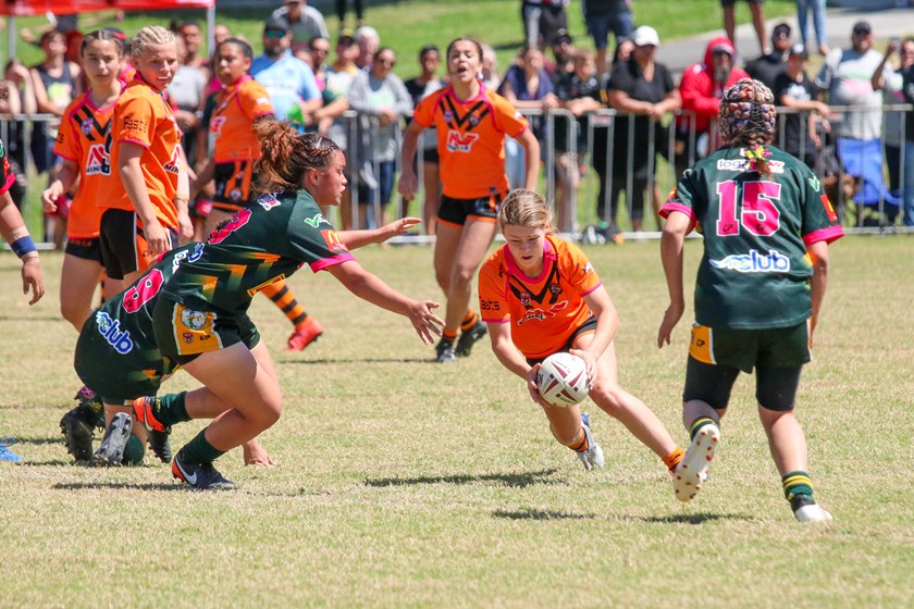 Action from the 2020 junior girls' grand finals.