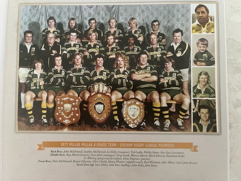 The 1977 Millaa Millaa premiership side. Photo: Supplied