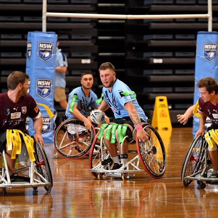 Wheelchair State of Origin highlights: NSW v Queensland