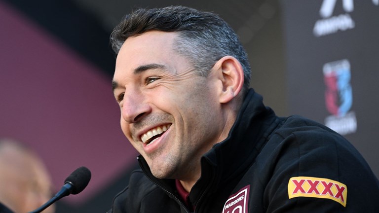 Media conference: Maroons coach Billy Slater